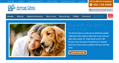 Desktop Screenshot of animalclinicmt.com