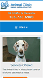 Mobile Screenshot of animalclinicmt.com